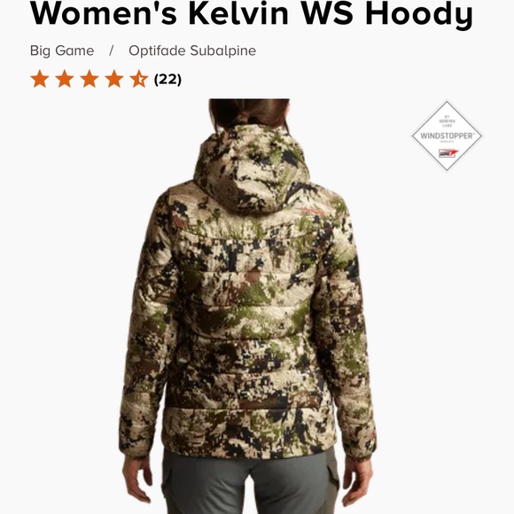 Sitka gear kelvin lite camo puffy jacket - Picture 2 of 6